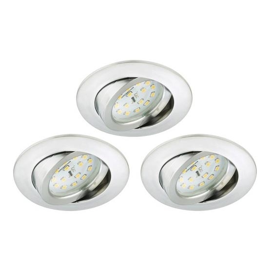 Briloner 8312-039 - SET 3x Lampada LED da incasso per bagni LED/5W/230V IP23