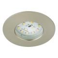 Briloner 8316-012 - Faretto da incasso per bagno dimmerabile a LED/5,5W/230V IP44 cromo opaco