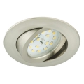 Briloner 8317-012 - Plafoniera da incasso per bagno dimmerabile a LED/5,5W/230V IP23 cromo opaco