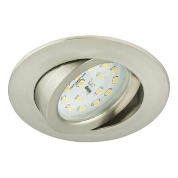 Briloner 8317-012 - Plafoniera da incasso per bagno dimmerabile a LED/5,5W/230V IP23 cromo opaco