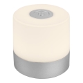 Briloner - Lampada da tavolo LED da esterno ricaricabile dimmerabile a sfioramento LED/2W/5V 2700K IP44 1200 mAh cromo satinato