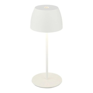 Briloner  - Lampada da tavolo ricaricabile dimmerabile a sfioramento per esterni MINI LED/2,5W/5V IP44 1800 mAh bianca