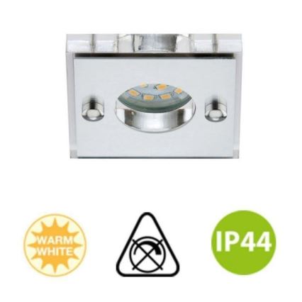 Briloner - Lampada LED da incasso per bagni ATTACH LED/5W/230V IP44