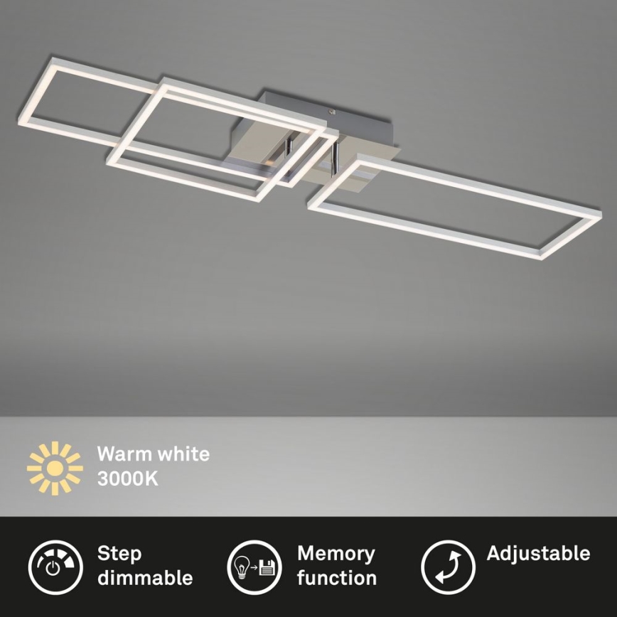 Briloner - Lampadario a plafone LED dimmerabile FRAME LED/44W/230V