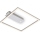 Briloner - Plafoniera LED con sensore di movimento e sensore crepuscolare FRAME LED/14W/230V 3000K 30x32 cm cromo opaco