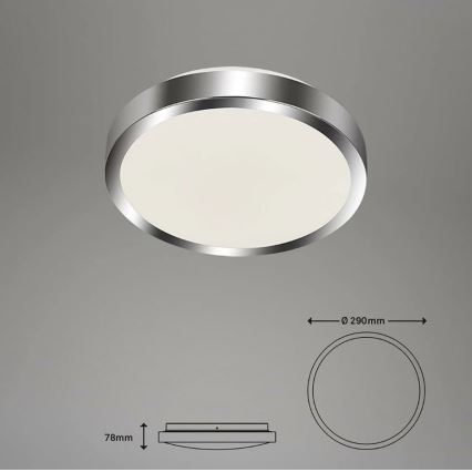 Briloner - Plafoniera LED da bagno SPLASH LED/15W/230V IP44