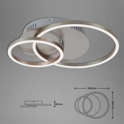 Briloner - Plafoniera LED dimmerabile FRAMES LED/24,5W/230V