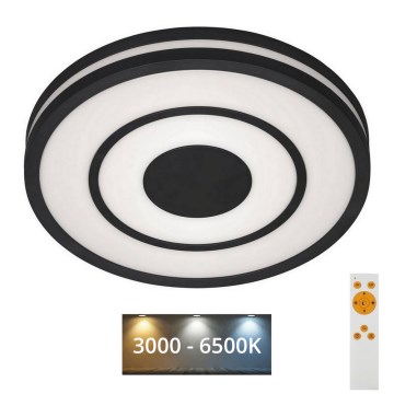 Briloner - Plafoniera LED dimmerabile RIPPLE LED/24W/230V 3000-6500K + telecomando