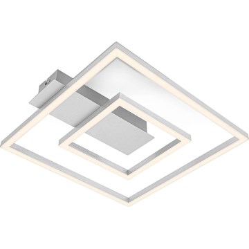 Briloner - Plafoniera LED FRAME LED/22W/230V 3000K 30x32 cm cromo satinato