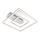 Briloner - Plafoniera LED FRAME LED/22W/230V 3000K 30x32 cm cromo satinato