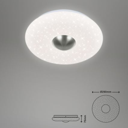 Briloner - Plafoniera LED NALU LED/12W/230V