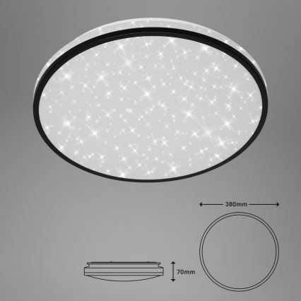 Briloner - Plafoniera LED STARRY SKY LED/24W/230V