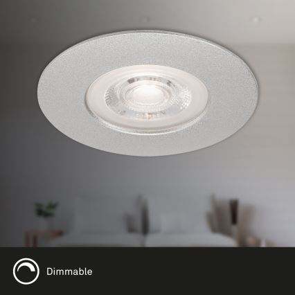 Briloner - SET 3x Lampada LED dimmerabile da bagno LED/4,9W/230V IP44