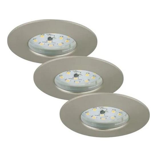Briloner - SET 3x Luce da incasso LED da bagno dimmerabile LED/5,5W/230V IP44