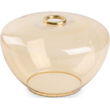 Briloner - Vetro di ricambio per lampadario SEVENTIES E27, beige fumé