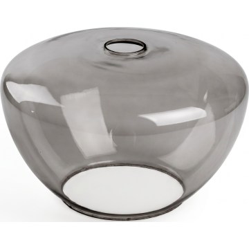 Briloner - Vetro di ricambio per lampadario SEVENTIES E27 grigio fumé