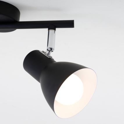 Briloner 10698891 - Faretto 2xE14/25W/230V nero