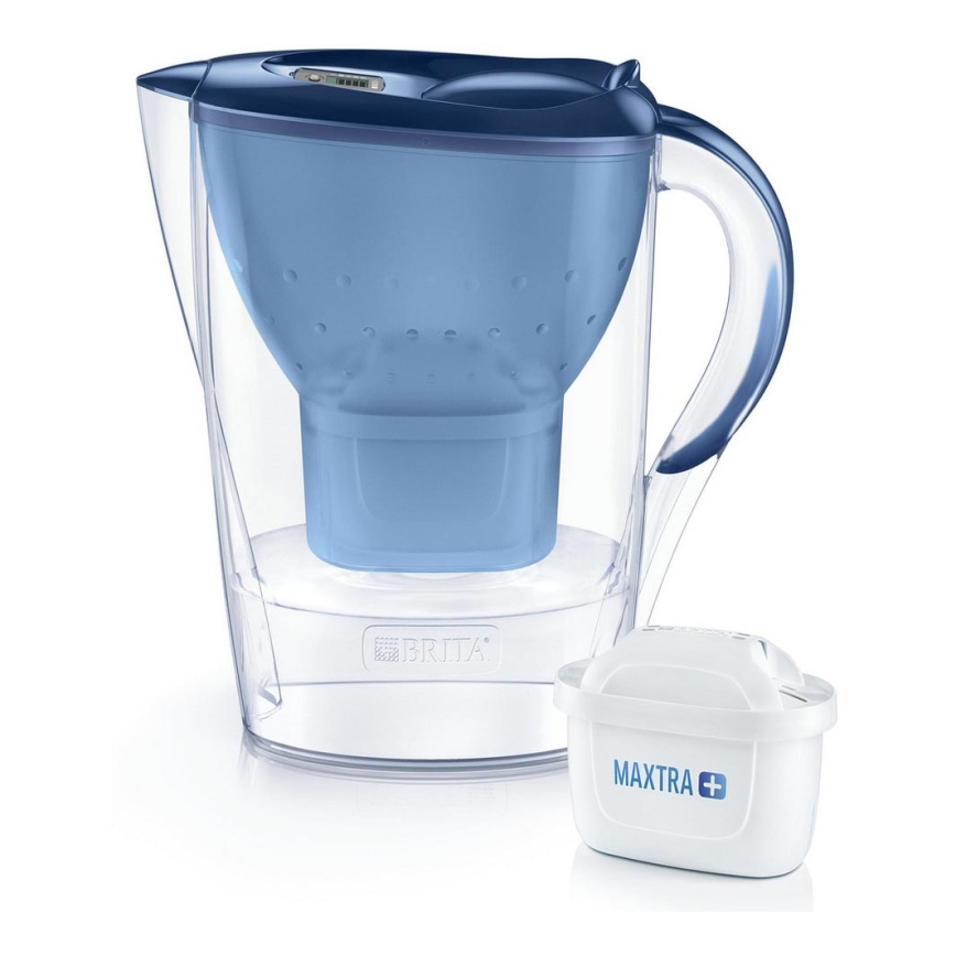 Brita - Bollitore con filtro Marella 2,4 l blu + 1 filtro