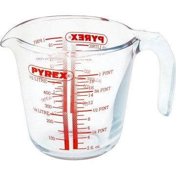 Brocca graduata in vetro PYREX 0,5 l