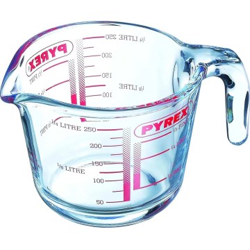 Brocca graduata in vetro PYREX 1 l