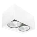 Brosline - Faretto 2xGU10/10W/230V bianco