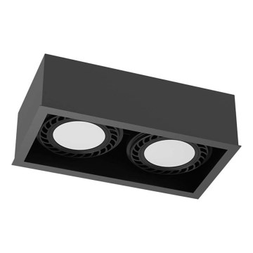 Brosline - Faretto 2xGU10/18W/230V, nero