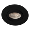 Brosline - Faretto da incasso 1xGU10/10W/230V nero