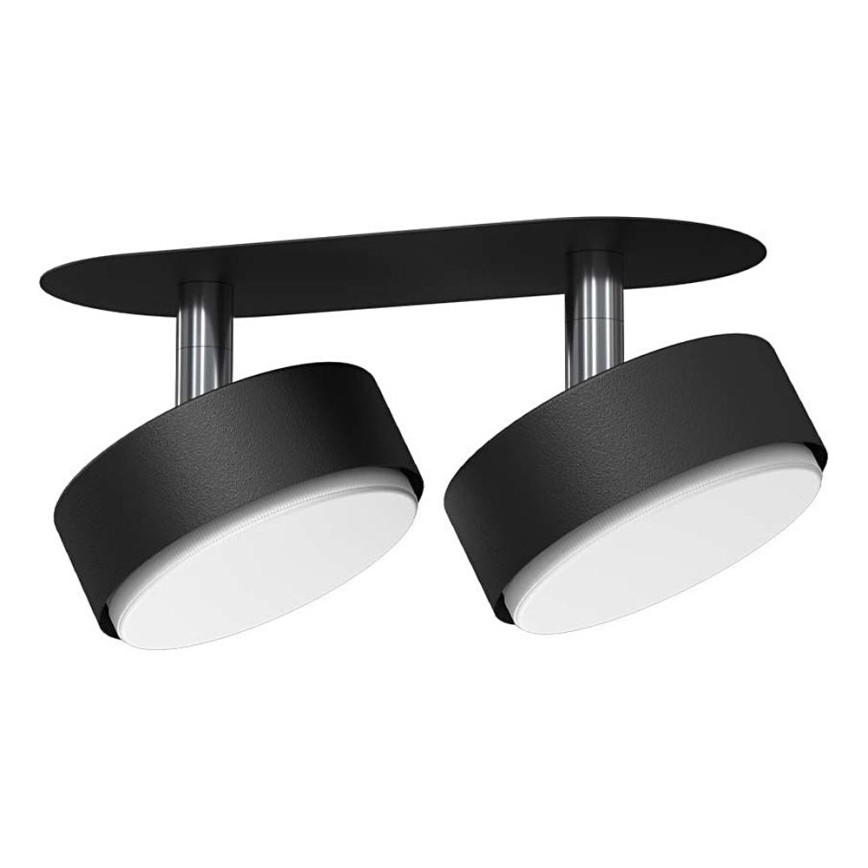 Brosline - Faretto da incasso per controsoffitto 2xGX53/9W/230V nero