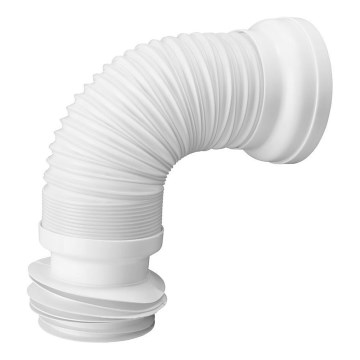 Bruckner - Connettore flessibile per vaschetta WC 27,5-55 cm bianco