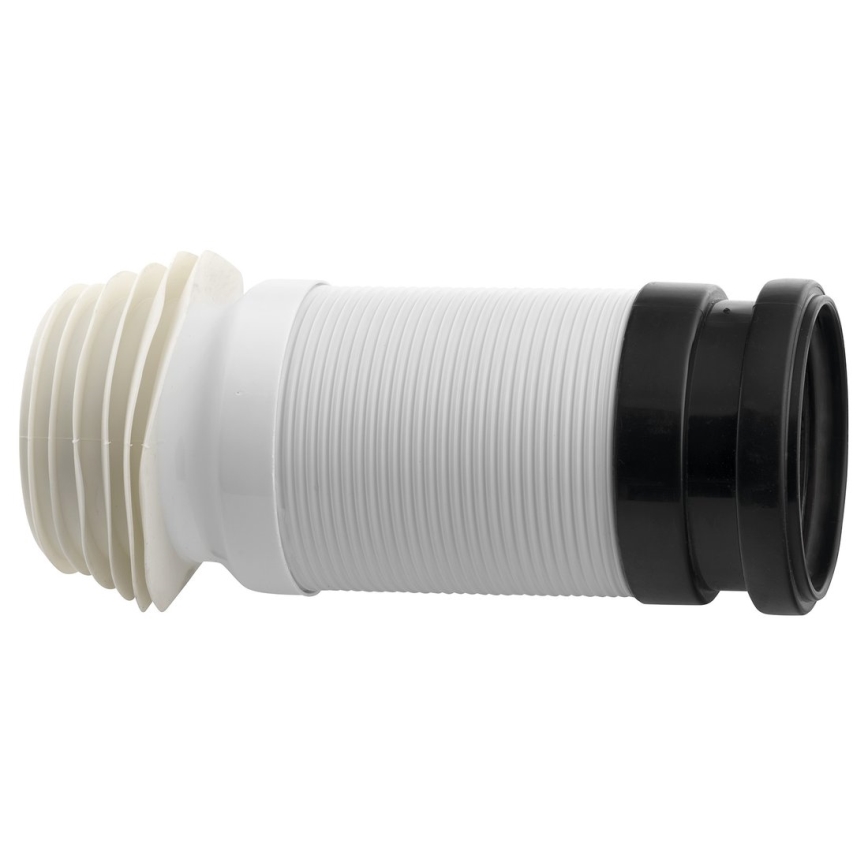 Bruckner - Connettore flessibile per vaschetta WC 45 cm bianco/nero