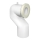 Bruckner - Connettore per Wc a 90° Offset 11 cm bianco