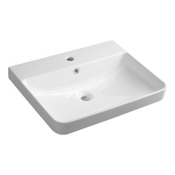 Bruckner - Lavabo da incasso NERON 60x48 cm bianco