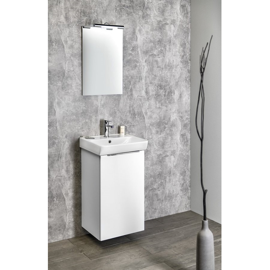 Bruckner - Lavandino incassato NEON 45x41,5 cm ceramiche/bianco
