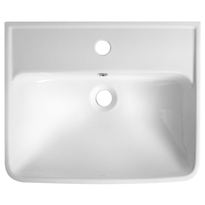 Bruckner - Lavandino incassato NEON 45x41,5 cm ceramiche/bianco