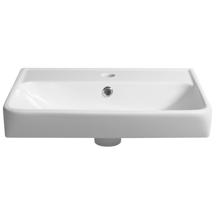 Bruckner - Lavandino incassato NEON 45x41,5 cm ceramiche/bianco