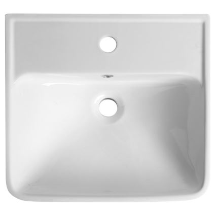 Bruckner - Lavandino incassato NEON 50x41,5 cm ceramiche/bianco