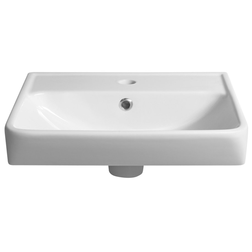 Bruckner - Lavandino incassato NEON 50x41,5 cm ceramiche/bianco