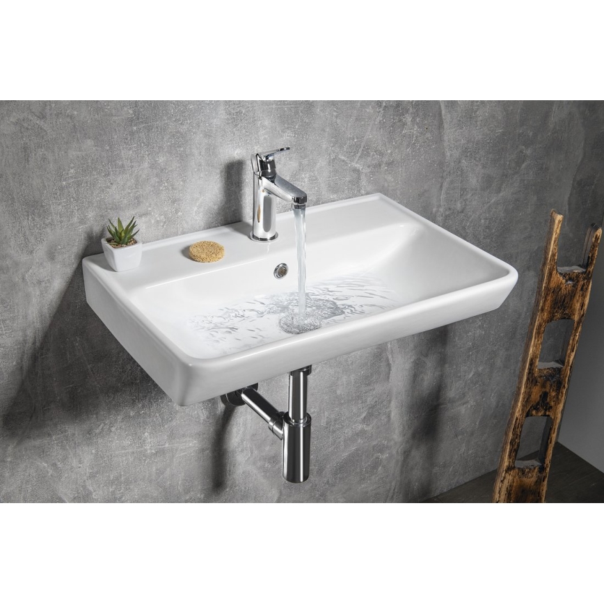 Bruckner - Lavandino incassato NEON 60x41,5 cm ceramiche/bianco