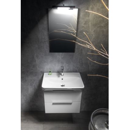 Bruckner - Lavandino incassato NEON 60x41,5 cm ceramiche/bianco