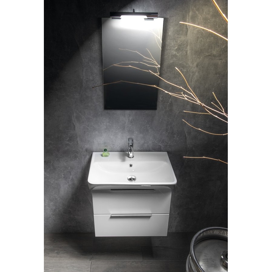 Bruckner - Lavandino incassato NEON 60x41,5 cm ceramiche/bianco