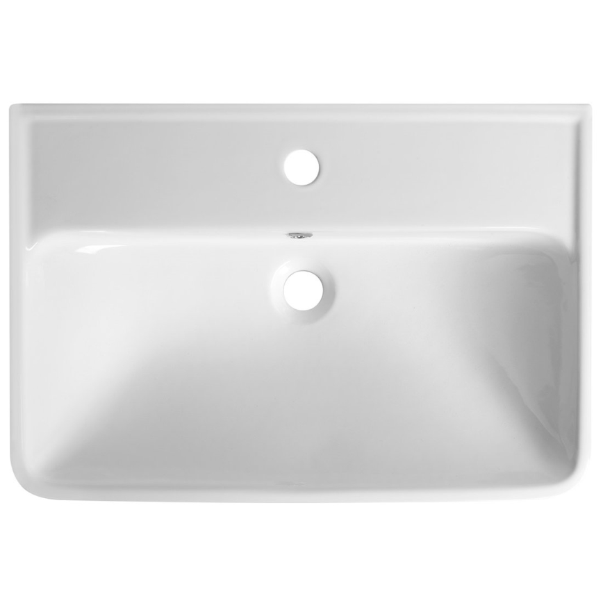 Bruckner - Lavandino incassato NEON 60x41,5 cm ceramiche/bianco