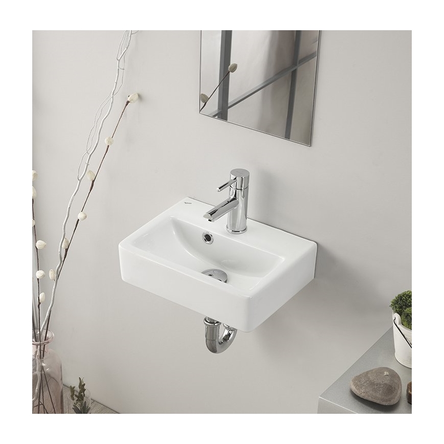 Bruckner - Lavello NOAM 37,5x28 cm ceramiche/bianco