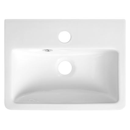 Bruckner - Lavello NOAM 37,5x28 cm ceramiche/bianco