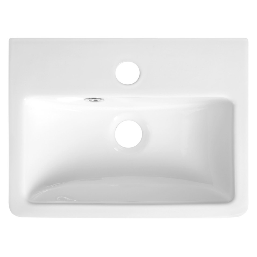 Bruckner - Lavello NOAM 37,5x28 cm ceramiche/bianco