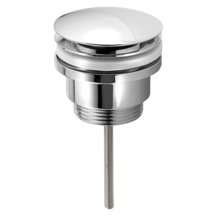 Bruckner - Scarico del lavabo senza trabocco CLICK-CLACK diametro 6,4 cm cromo lucido