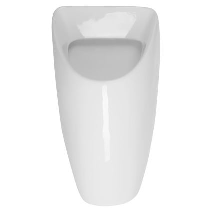 Bruckner - SCHWARN Orinatoio, ingresso acqua posteriore e scarico posteriore + sciacquone integrato 6V CC, bianco