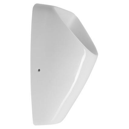 Bruckner - SCHWARN Orinatoio, ingresso acqua posteriore e scarico posteriore + sciacquone integrato 6V CC, bianco