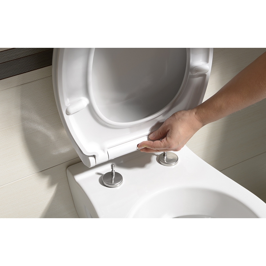 Bruckner - Sedile del water SoftClose FULDA SLIM bianco