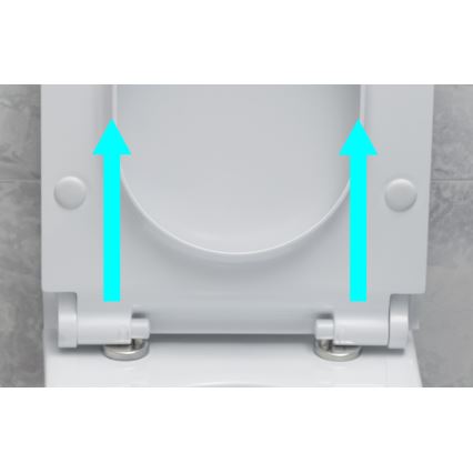 Bruckner - Sedile del water SoftClose FULDA SLIM bianco