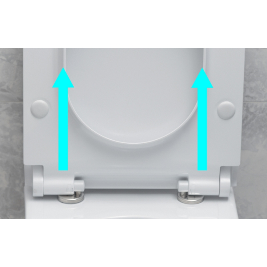 Bruckner - Sedile del water SoftClose FULDA SLIM bianco